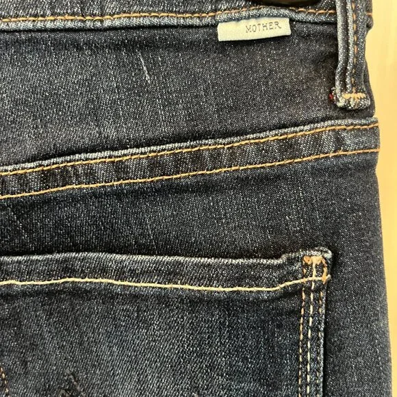 MOTHER JEANS - THE INSIDER CROP STEP FRAY - WASH: OFF LIMITS - SIZE 27 - NWT - Picture 9 of 10